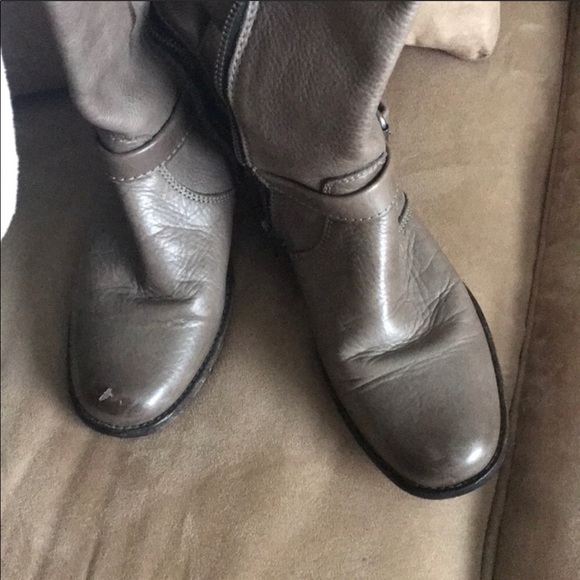 Frye grey riding boots size 6 - Picture 4 of 6